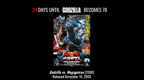 Godzilla 24 Days Until Godzilla Day Meme