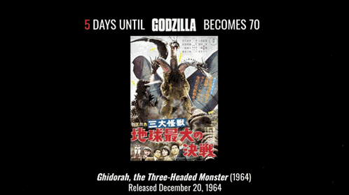 Godzilla 5 Days Until Godzilla Day Meme
