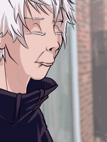 Gojo Cringe GIF