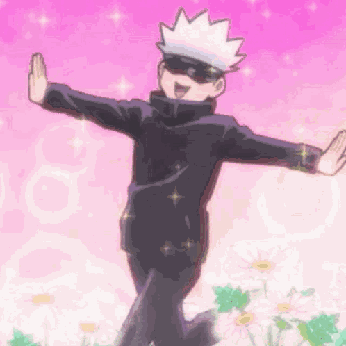 Gojo Run Anime Run GIF