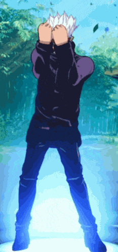 Gojo Satoru Fortnite Dance GIF