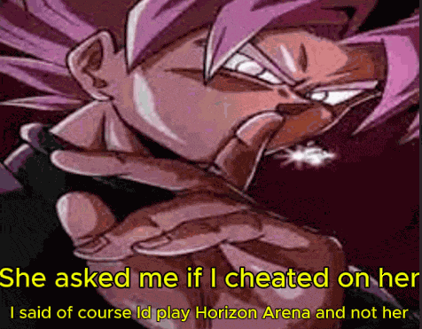 Goku Black Horizon Arena Meme