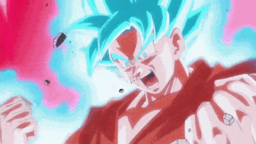 Goku Blue Kaioken GIF