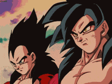 Goku E Vegeta Gt Ssj4 GIF