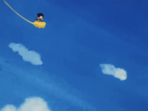 Goku Flying Nimbus GIF