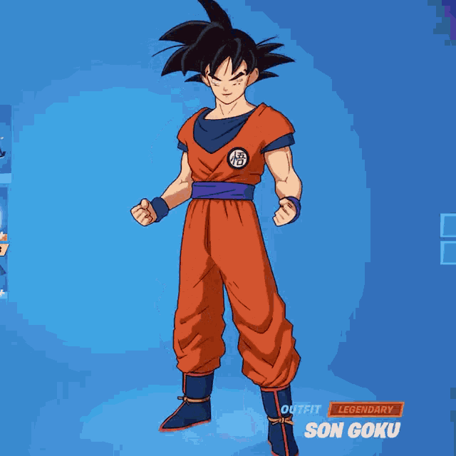 Goku Fortnite GIF