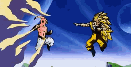 Goku Kid Buu GIF