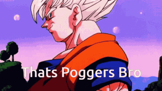 Goku Poggers GIF