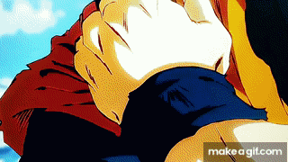 Goku Pré- Ssj Blue GIF