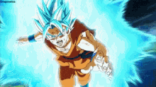 Goku Ssj Blue GIF