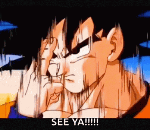 Goku Teleport GIF
