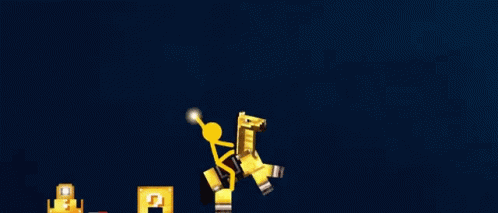 Gold Horse Armor Ride Alan Becker GIF