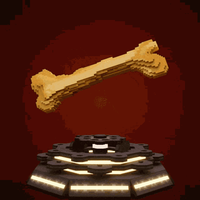 Golden Bone Junkyard Dogs GIF