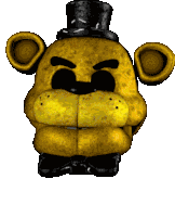 Golden Freddy Fnaf Sticker