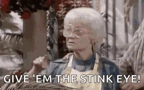 Golden Girls Evil Eye GIF