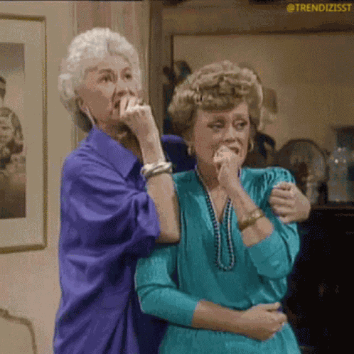Golden Girls Shocked GIF