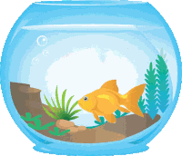 Goldfish Aquariumme Sticker