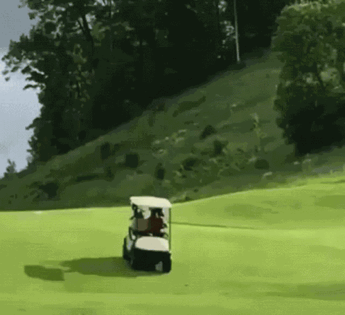 Golf Cart Jump GIF