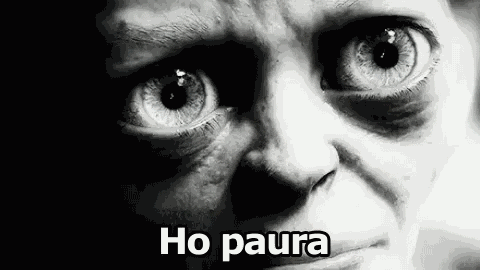 Gollum Il Signore Degli Anelli Ho Paura GIF