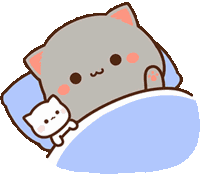 Goma Cat Sleepy Goma Sleep Sticker