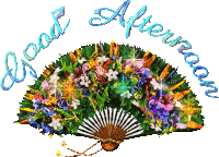 Good Afternoon Fan Sticker