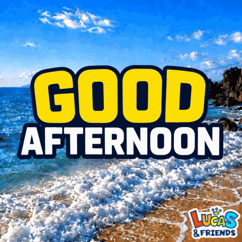 Good Afternoon Good Afternoon Seashore GIF