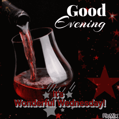 Good Evening Wednesday GIF