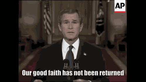 Good Faith George W Bush GIF