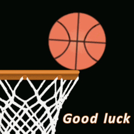Good Luck Basketball GIF
