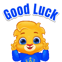 Good Luck Best Of Luck Sticker