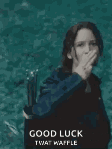 Good Luck Three Finger Salute GIF