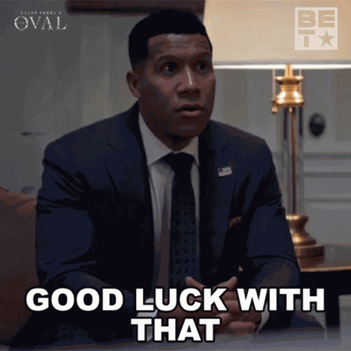 Good Luck With That Donald Winthrop GIF