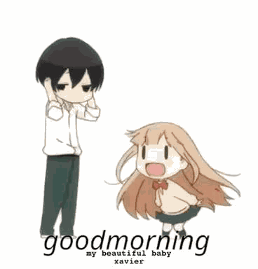 Good Morning Anime Beautiful Xavier GIF