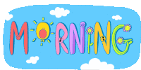 Good Morning Sticker