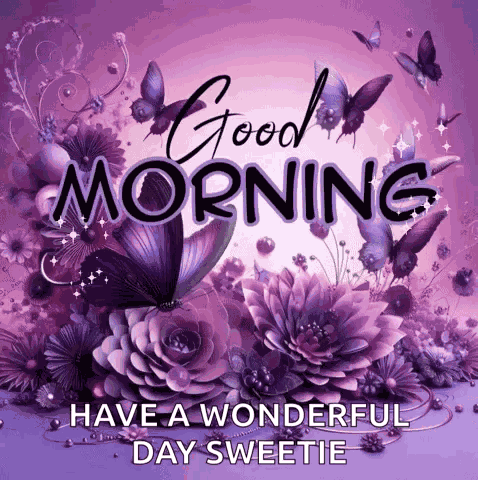 Good Morning Butterflies GIF