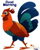 Good Morning Chicken Sticker