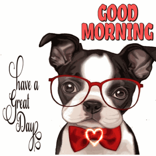 Good Morning Doggy GIF