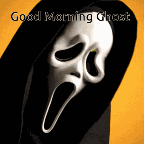 Good Morning Ghost GIF