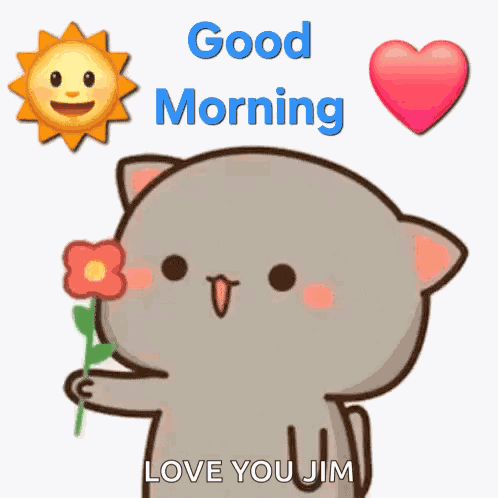 Good Morning Goma Peach GIF