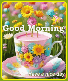Good Morning Good Morning Flowers GIF