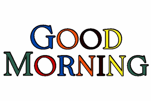 Good Morning Happy Friday GIF