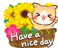 Good Morning Have A Nice Day Sticker