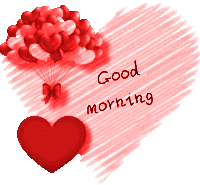 Good Morning Heart Sticker