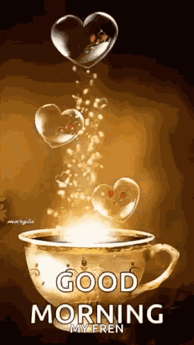 Good Morning Heart GIF