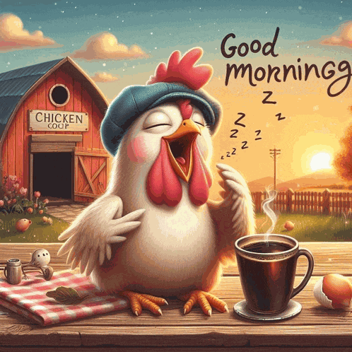 Good Morning Hen Meme