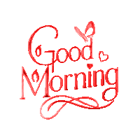 Good Morning Sticker