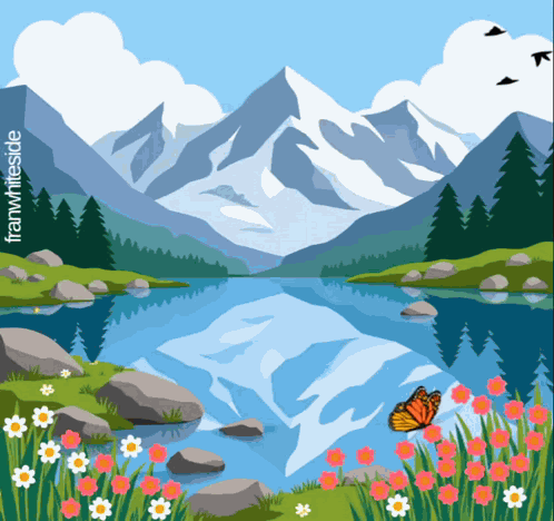 Good Morning Mountain GIF