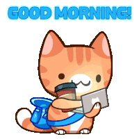 Good Morning Omw Sticker