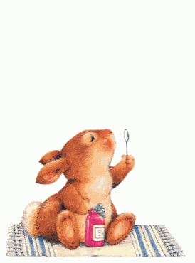 Good Morning Rabbit GIF
