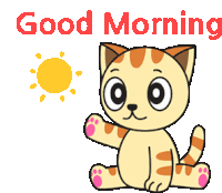 Good Morning Reaction Sticker